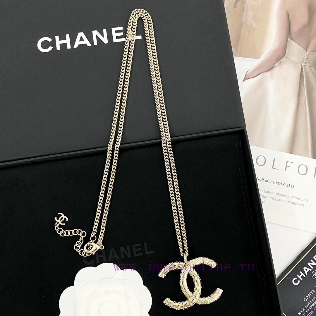Code N810Chanel Necklace Hot Selling Item Hits New Consistent Zp SynchronizedCHAN 24 Large Gold pn1rhell - Image 8