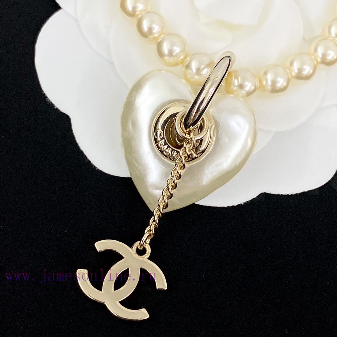 Code N816Chanel Necklace Sells Well And Hits New HeightsCHAN 24 Milk White Love Pearl Necklace🤩 gawloqc0 - Image 6