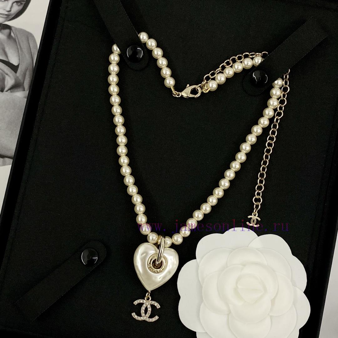 Code N816Chanel Necklace Sells Well And Hits New HeightsCHAN 24 Milk White Love Pearl Necklace🤩 gawloqc0 - Image 7