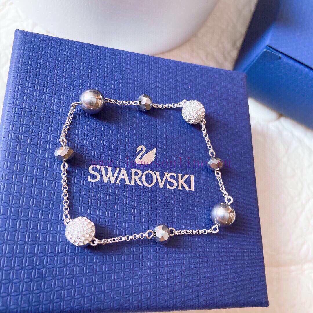 Authentic Swarovski Remix Full Diamond Magnetic Buckle Bracelet With Personalized Crystal Lucky l07f4shm - Image 3