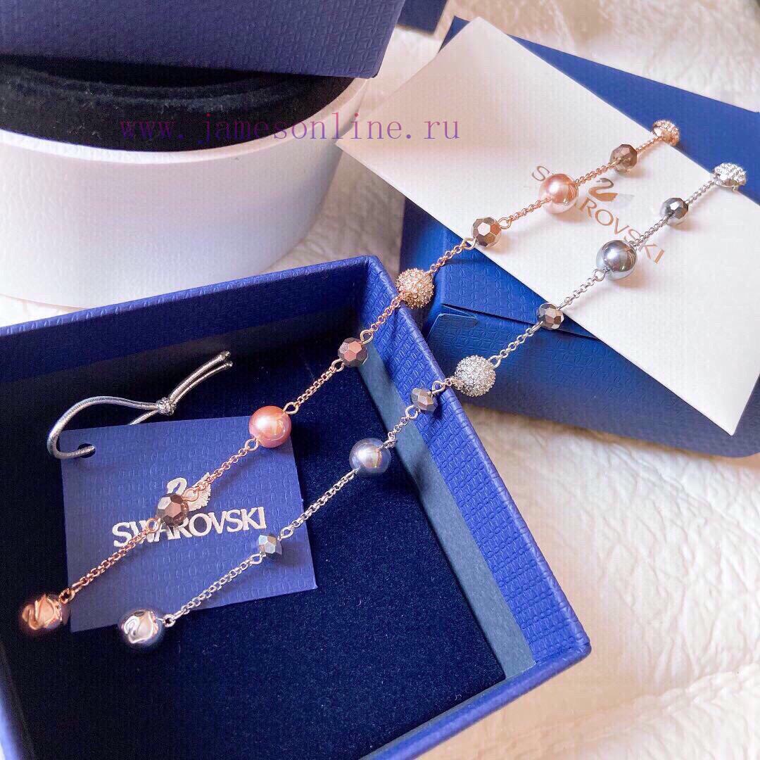 Authentic Swarovski Remix Full Diamond Magnetic Buckle Bracelet With Personalized Crystal Lucky l07f4shm - Image 9