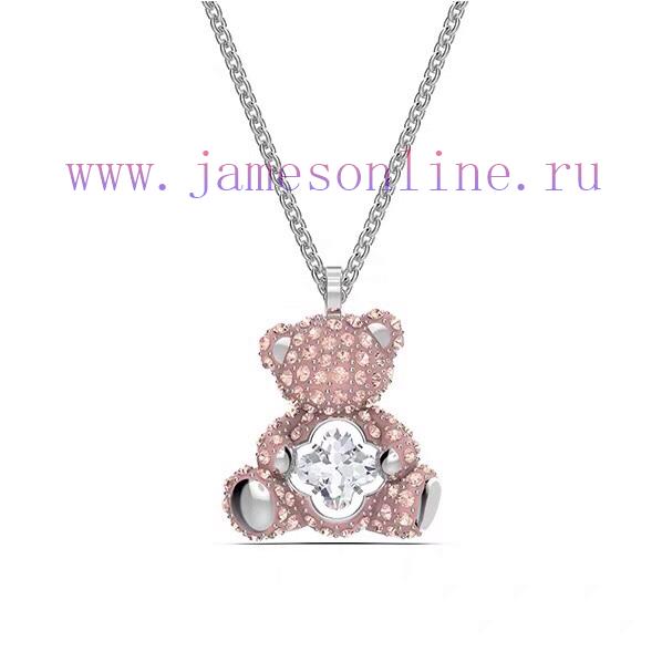 New Product Launched: Swarovski TEDDY Sparkling Teddy Bear Heartbeat Little Bear Women's Neckla 1o2fge0j