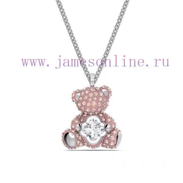 New Product Launched: Swarovski TEDDY Sparkling Teddy Bear Heartbeat Little Bear Women's Neckla 1o2fge0j - Image 2
