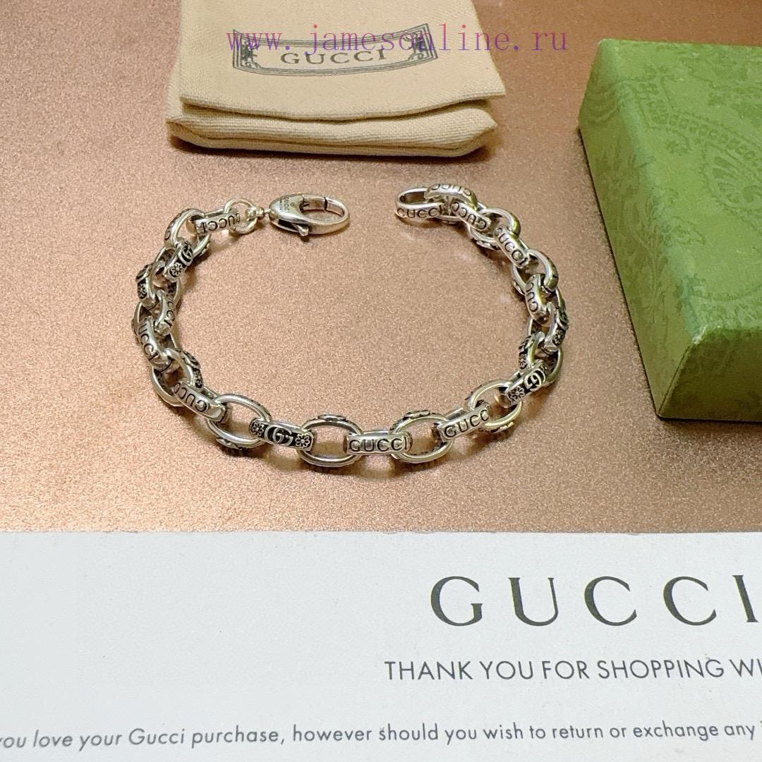 Gucci Recommended 2025 Latest Release Gucci Bracelet Classic Style Exquisite Both Style And Tex 9e4hbren - Image 3