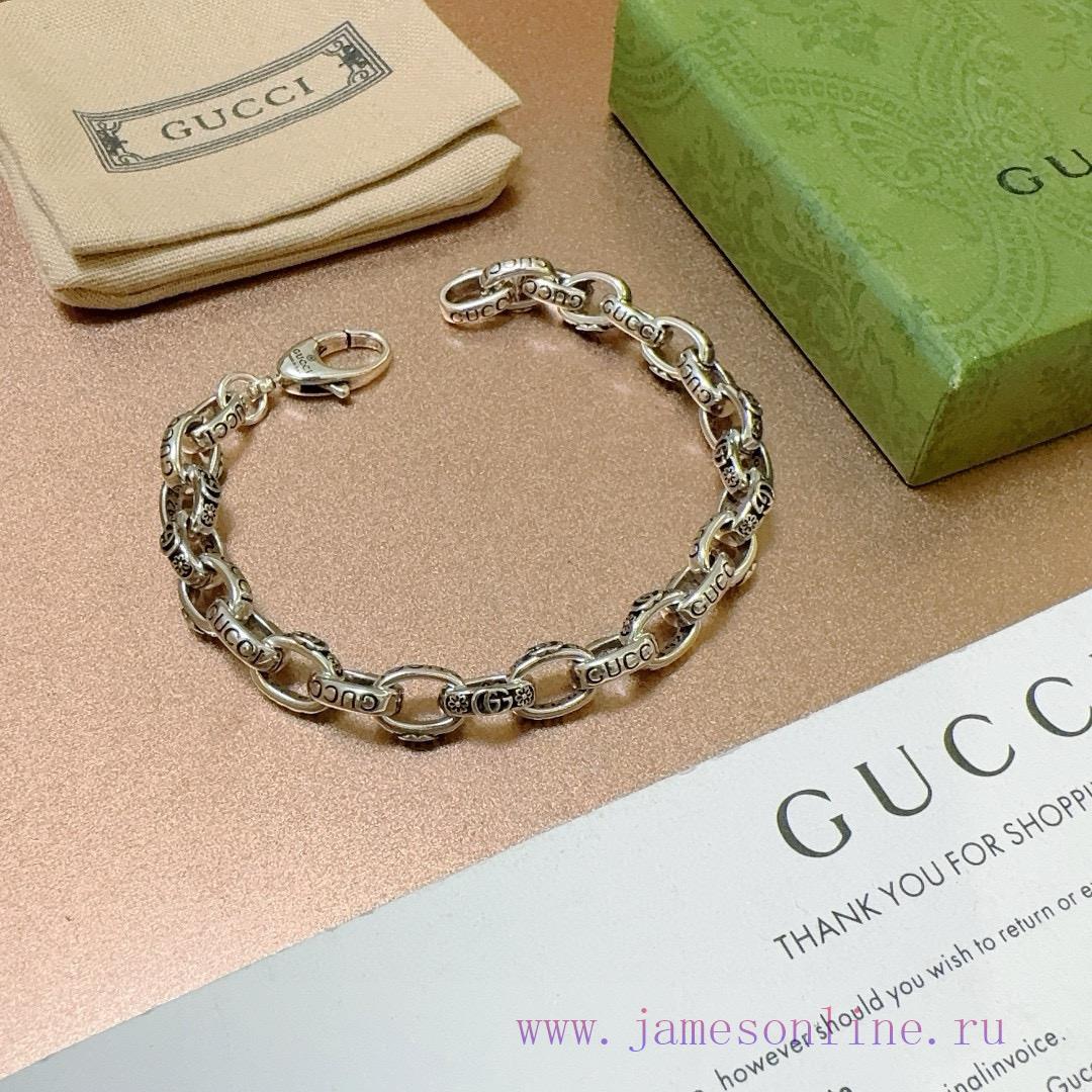 Gucci Recommended 2025 Latest Release Gucci Bracelet Classic Style Exquisite Both Style And Tex 9e4hbren - Image 8