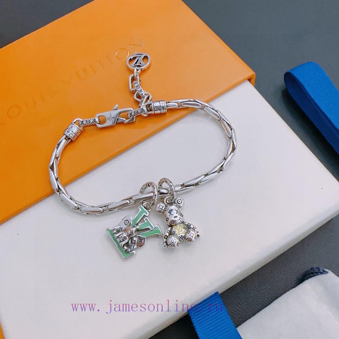 High Quality Louis Vuitton LV Bracelet Original Item New Model Retro Trend Fashion Must-have Su 574setxo