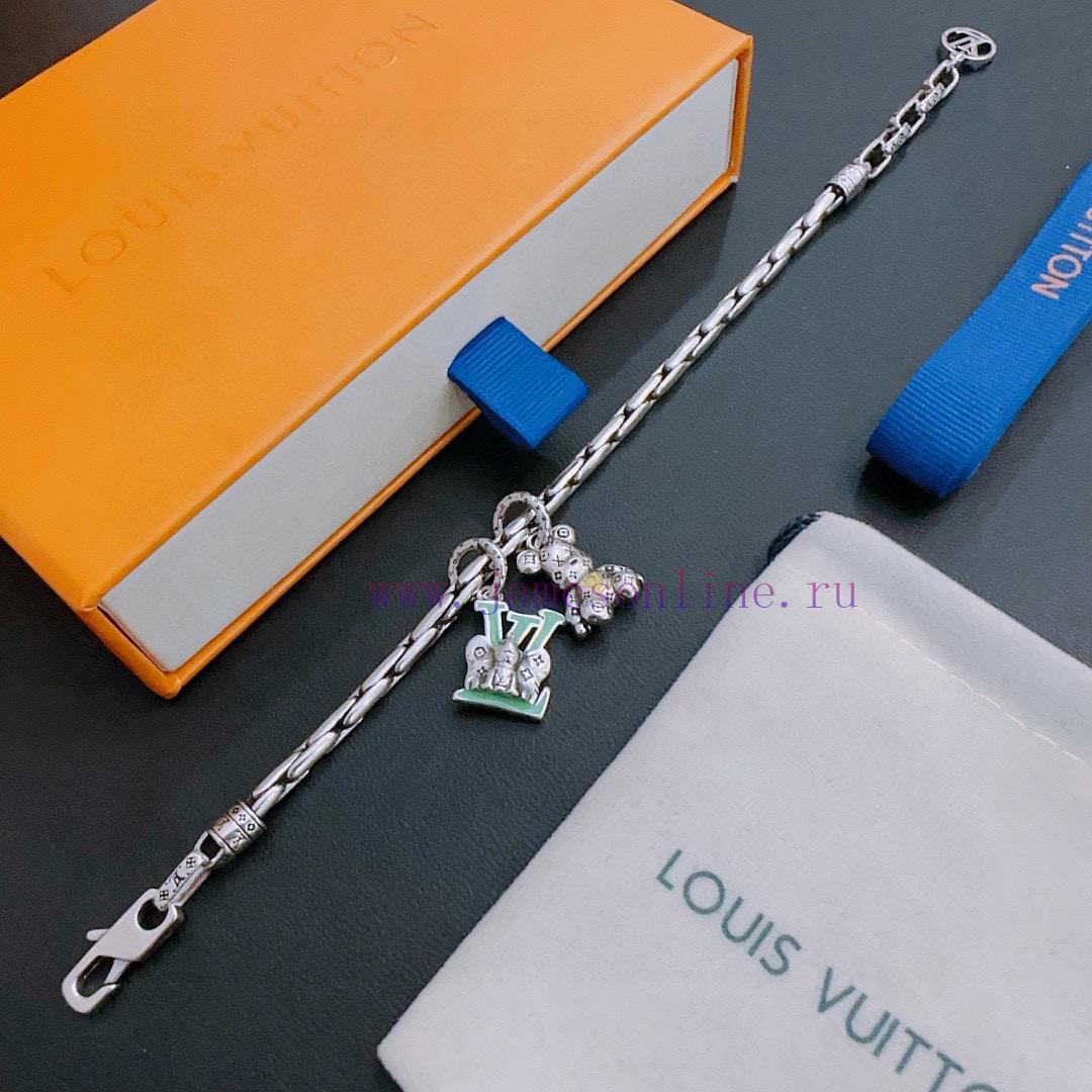 High Quality Louis Vuitton LV Bracelet Original Item New Model Retro Trend Fashion Must-have Su 574setxo - Image 3