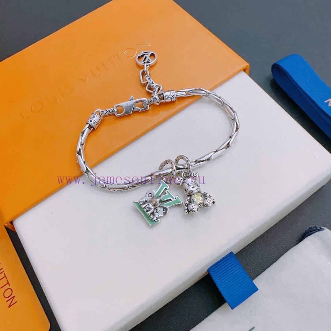 High Quality Louis Vuitton LV Bracelet Original Item New Model Retro Trend Fashion Must-have Su 574setxo - Image 9