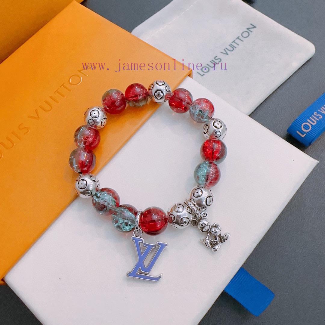 Seiko LV Louis Vuitton Multi Element Agate Thai Silver Style Large Bracelet Quan Zhilong Celebr xp3ogsw5 - Image 6