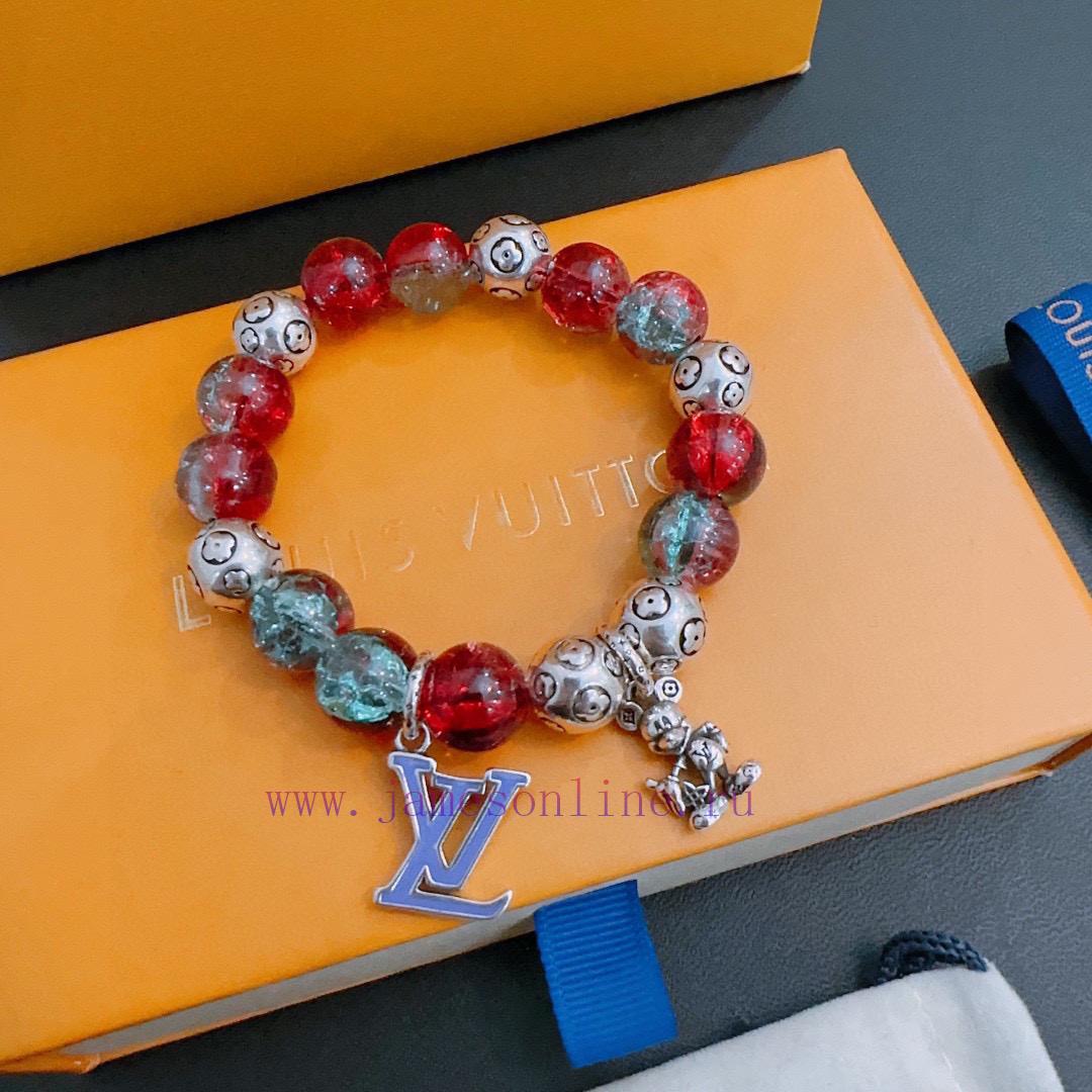Seiko LV Louis Vuitton Multi Element Agate Thai Silver Style Large Bracelet Quan Zhilong Celebr xp3ogsw5 - Image 7