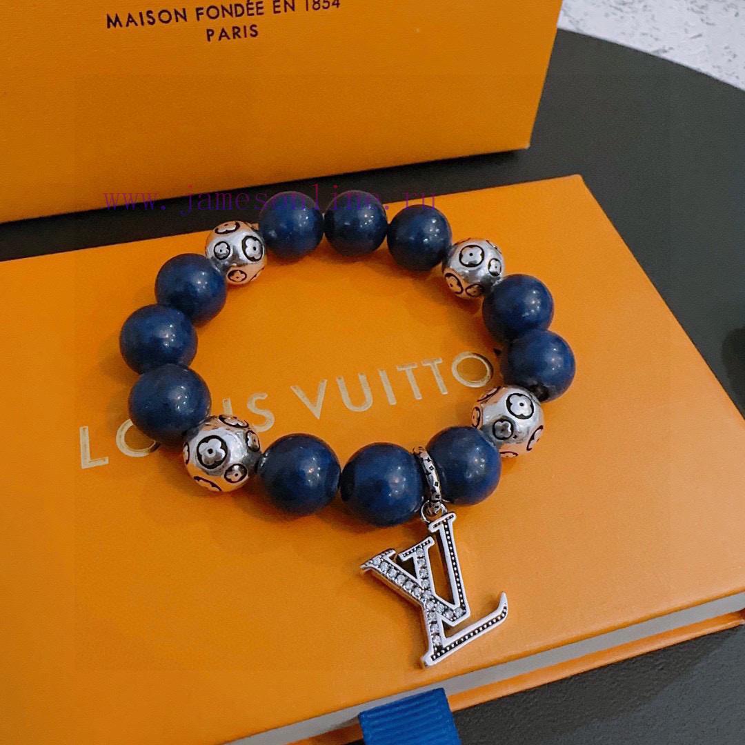 Seiko LV Louis Vuitton Multi Element Turquoise Thai Silver Style Large Bracelet Quan Zhilong St shq88fmf - Image 8