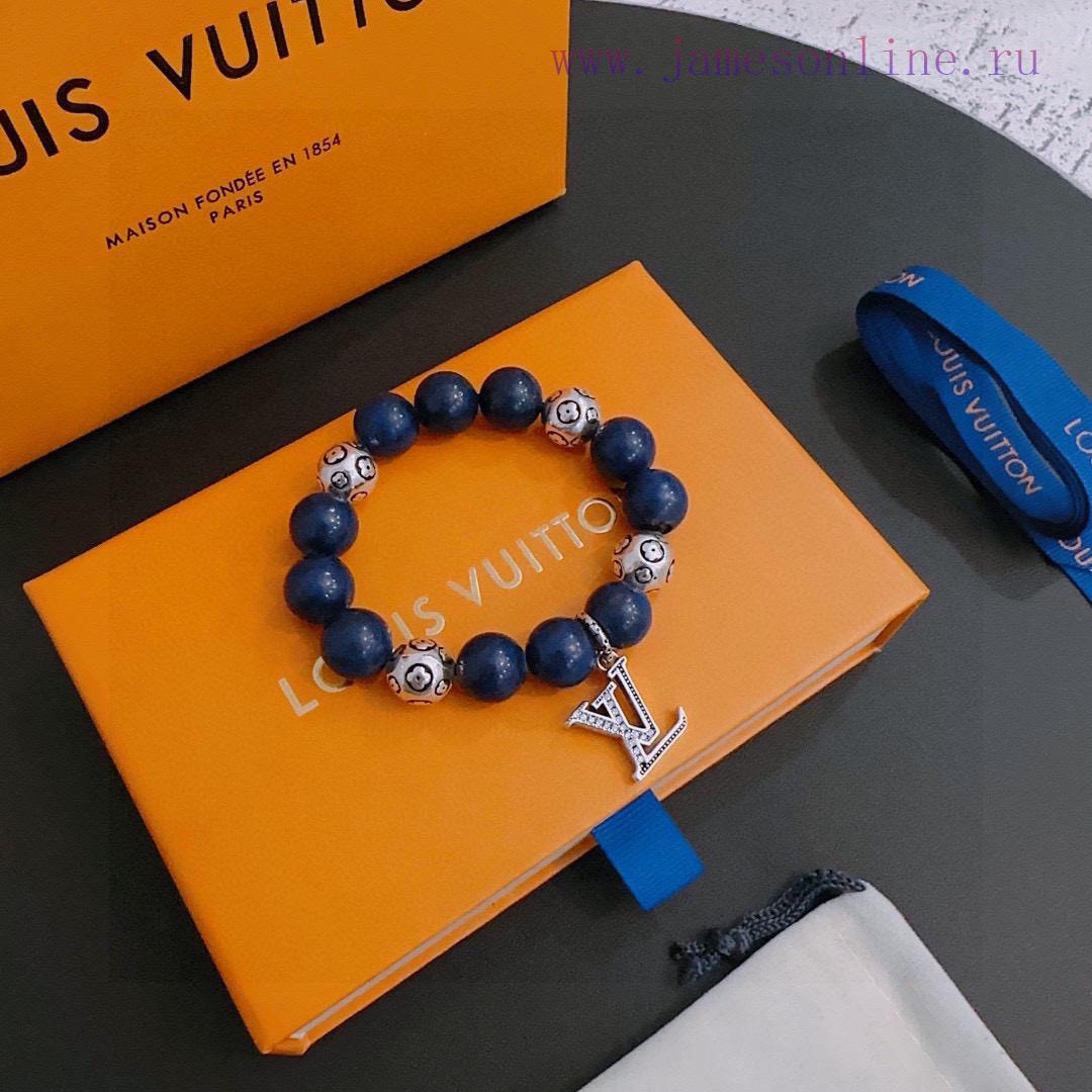 Seiko LV Louis Vuitton Multi Element Turquoise Thai Silver Style Large Bracelet Quan Zhilong St shq88fmf - Image 10
