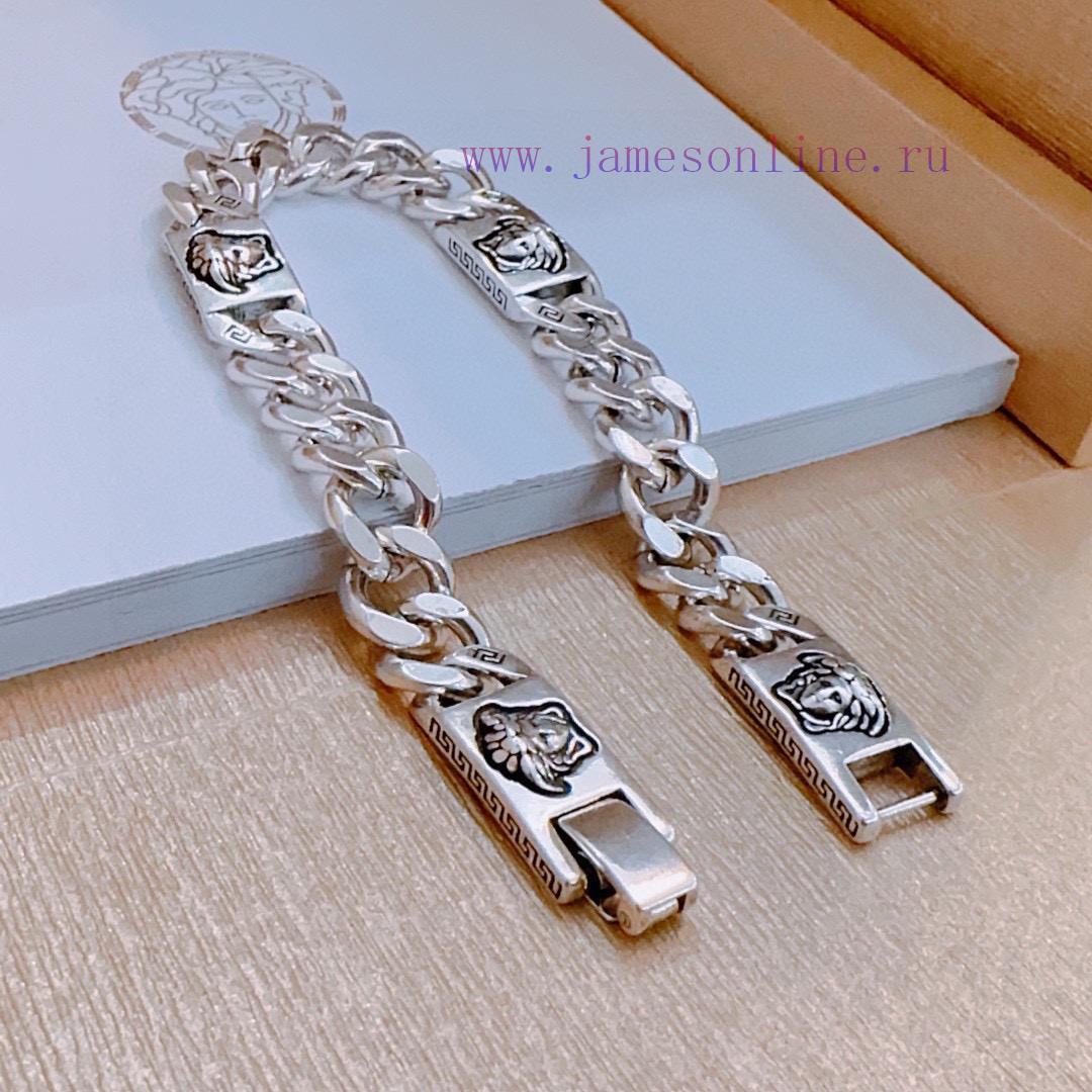 High Quality Versace Bracelet Medusa Avatar Original Single Item New Model Retro Trend Fashion 871bwmsf - Image 3