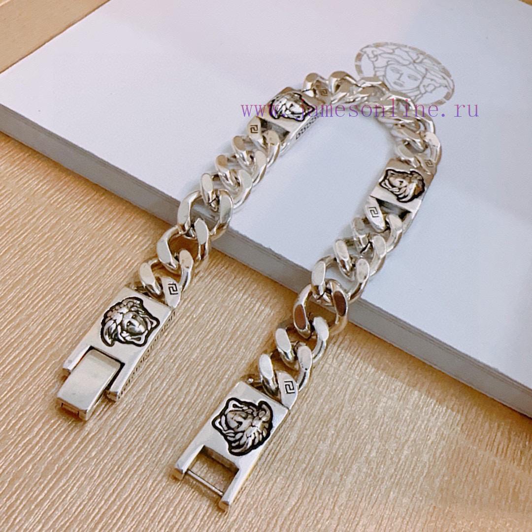 High Quality Versace Bracelet Medusa Avatar Original Single Item New Model Retro Trend Fashion 871bwmsf - Image 6