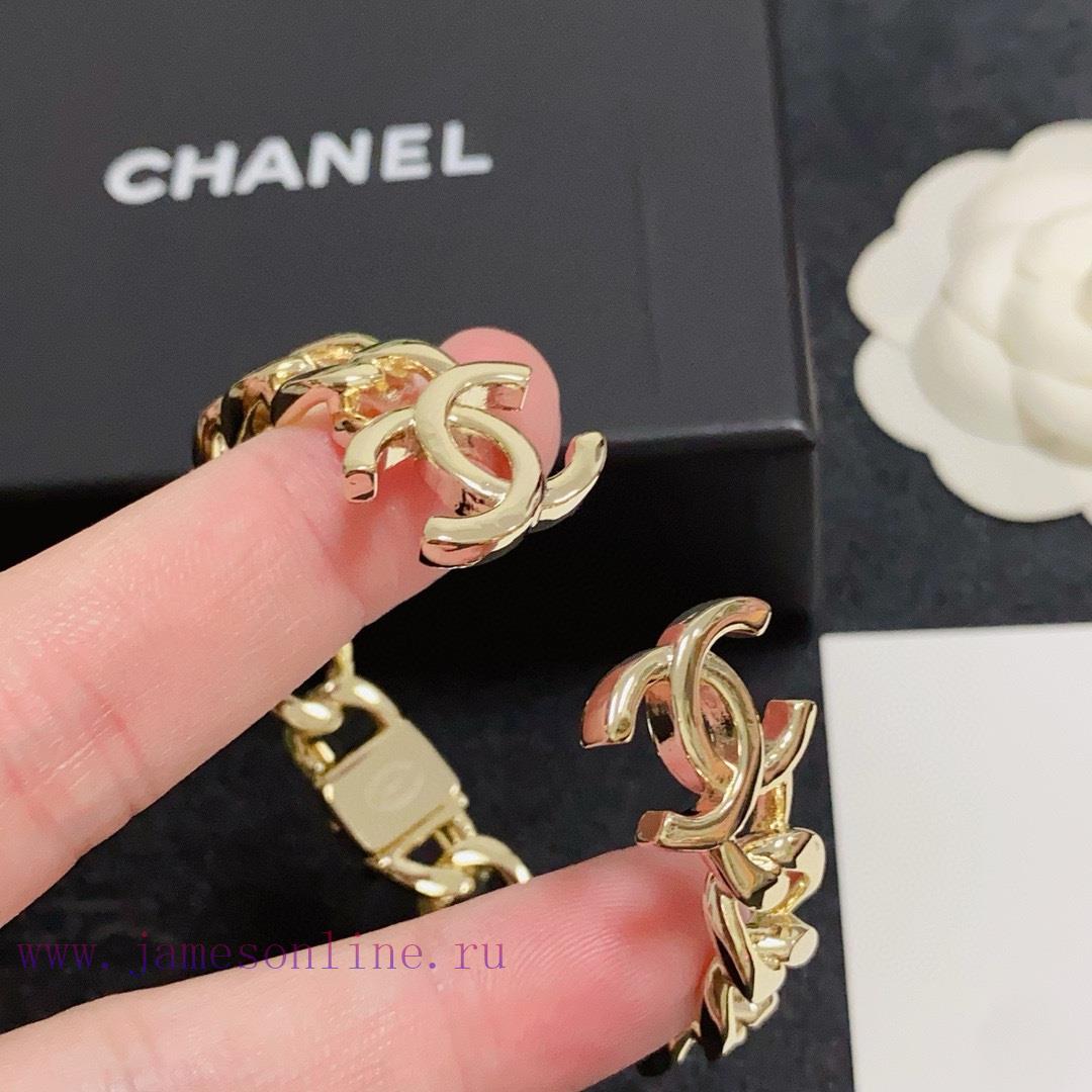 Xiaohongshu Recommends The Popular Chanel New Double Letter Logo Open Spring Bracelet Chanel Hi 2yvn9npq - Image 2