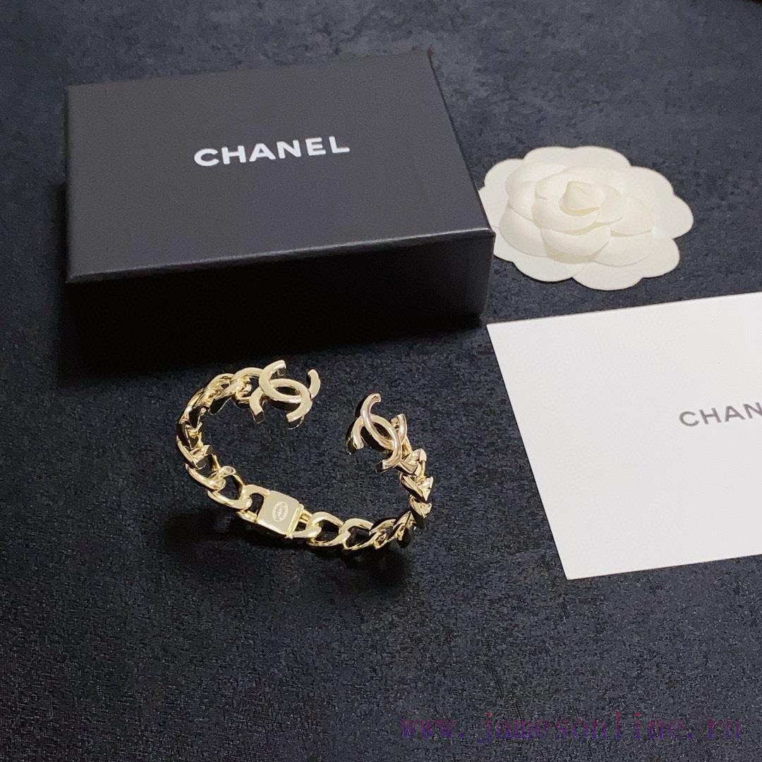 Xiaohongshu Recommends The Popular Chanel New Double Letter Logo Open Spring Bracelet Chanel Hi 2yvn9npq - Image 10
