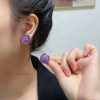 At First Glance The New Chanel Purple Candy Earrings Were Mesmerized By The Retro Color Of This 51jtsyhg