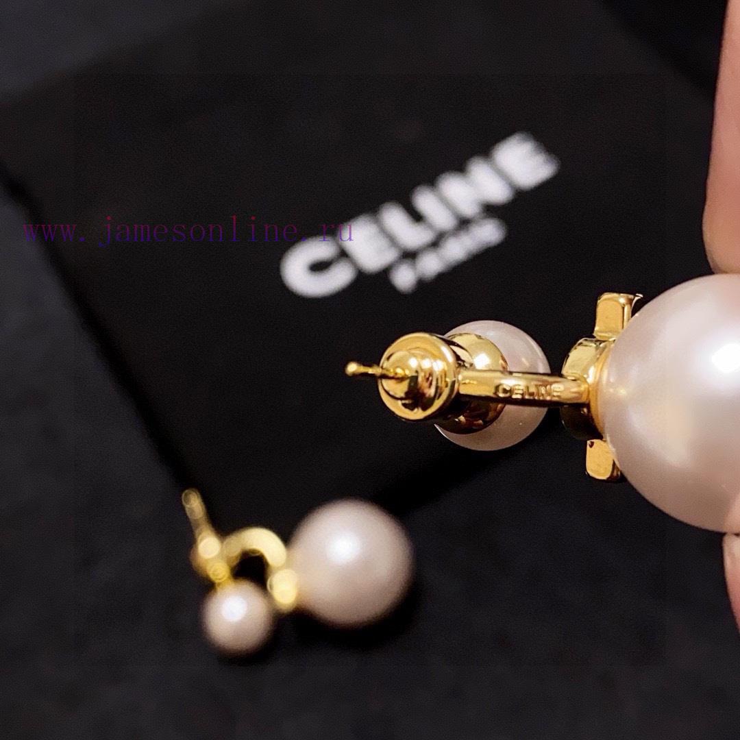 Celine Triumphal Arch Light Pink Pearl Two Ways To Wear Earrings Celine Has Become A Popular El fydemg0f - Image 6