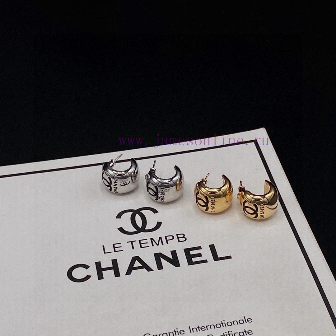 Chanel's New Double-C Small Earrings Are Very Stylish And Versatile Suitable For Casual Matchin 81agptwa - Image 10