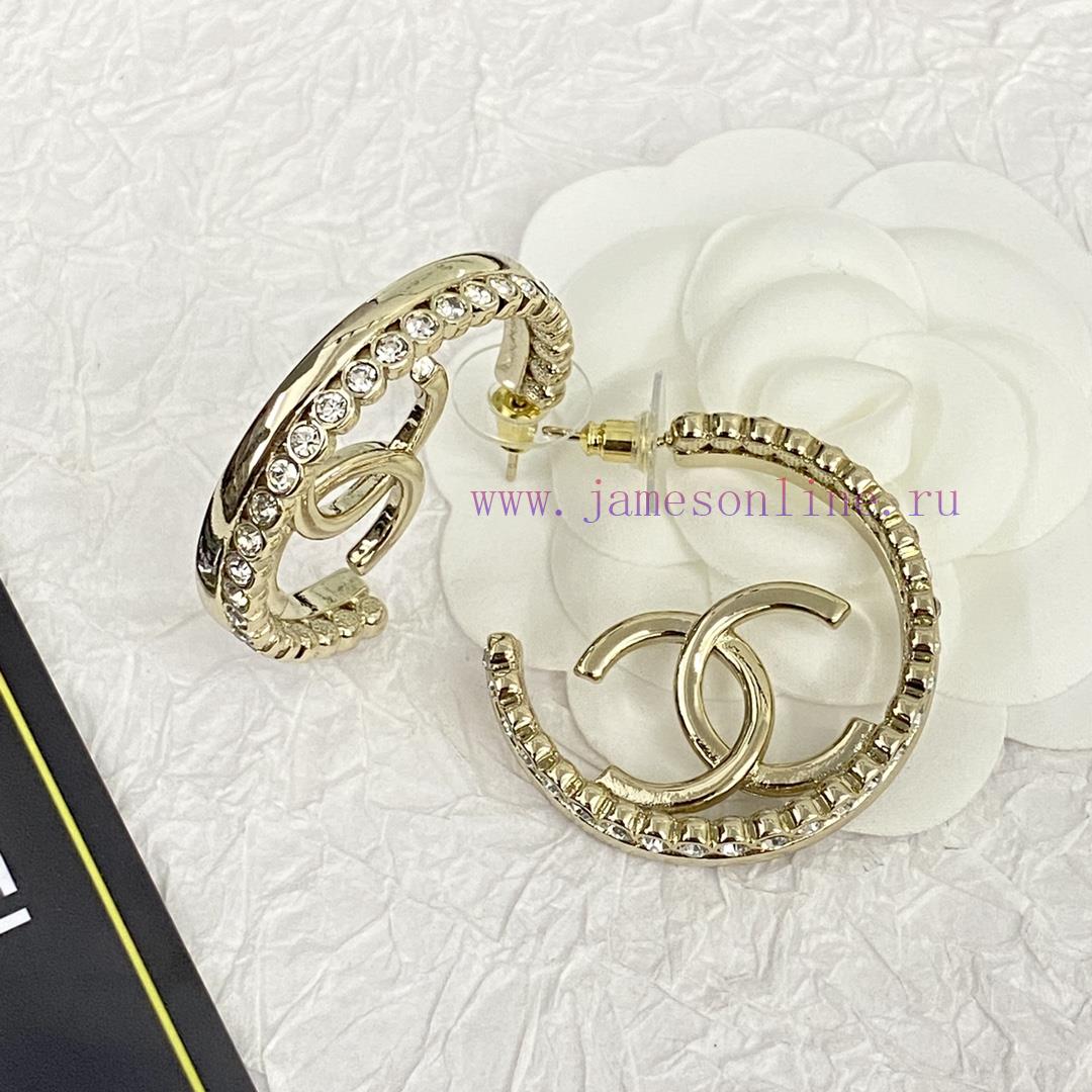 Code E2411Chanel Earrings Hot Selling Item Hits New Consensus ZpCHAN 23 CC Rhinestone Earrings🤡 ij4vq6r4 - Image 2