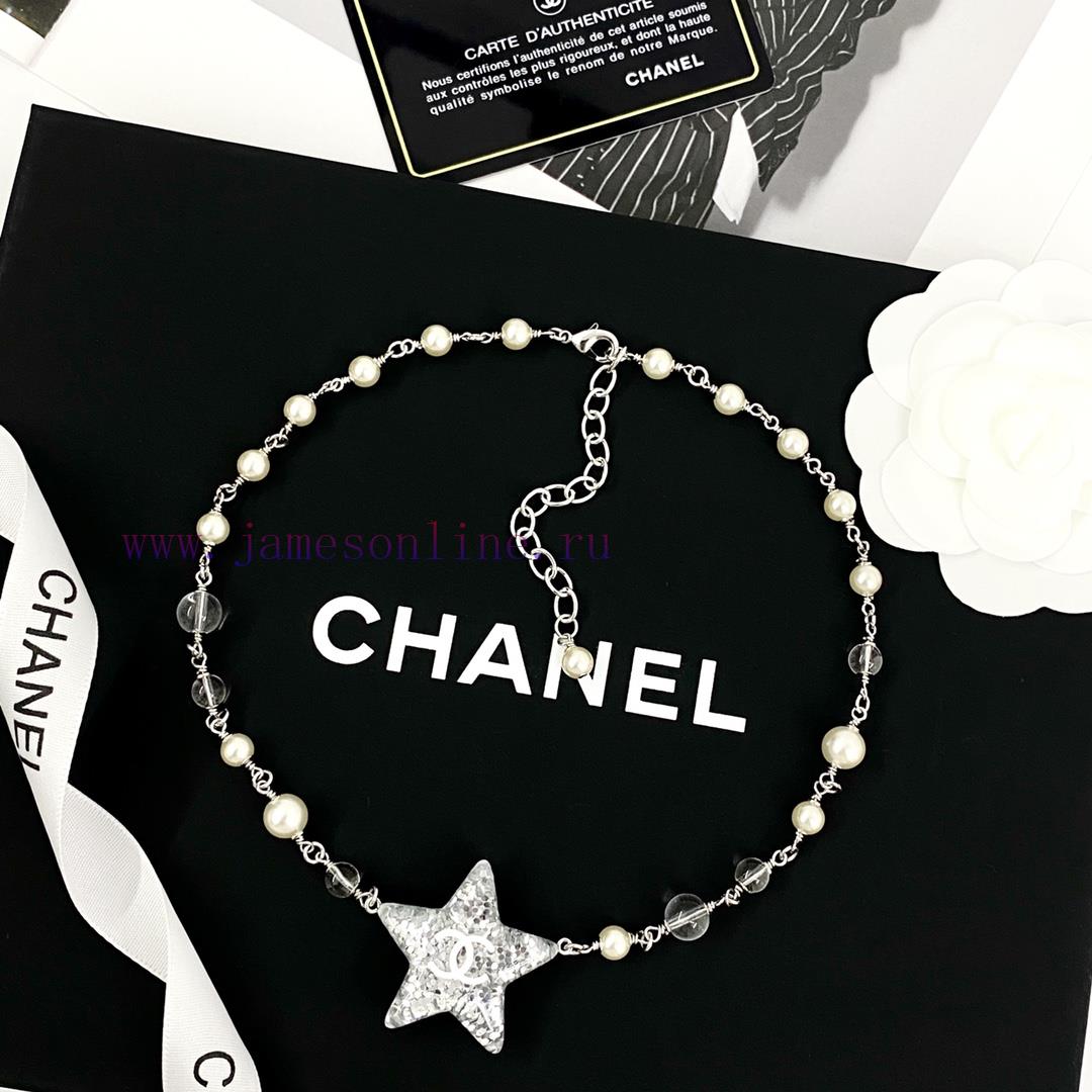 Today's New Code N991Chanel Necklace Sells Well And Hits New HeightsCHAN 25 Acrylic Star Glass l820l3fl - Image 3