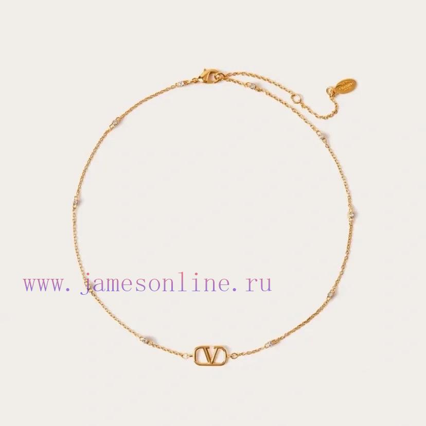 Today's New Code N833Valentino Necklace Hot Selling Item Hits New Market🤒 VAENTINO Rhinestone L kltuy43y - Image 10
