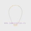 Celine Celine Pearl Letter Necklace Small Pearl With Gold Small Logo Letters Cool And Cute I Th otkcbuyb