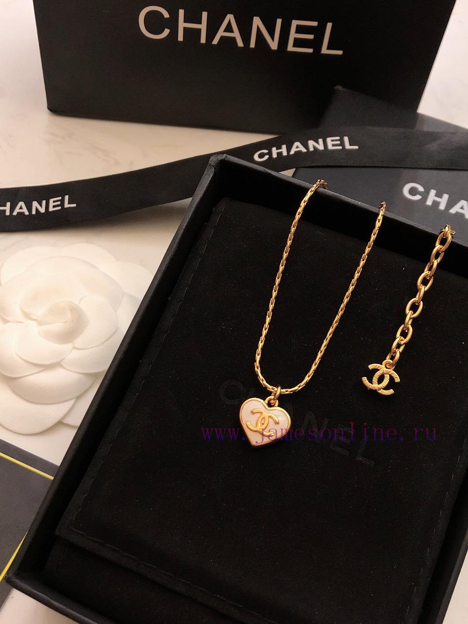 Chanel Peach Heart Mini Necklace 14K Stainless Steel Color Preserved Love Pendant Is Super Pers sgo1g45p - Image 3