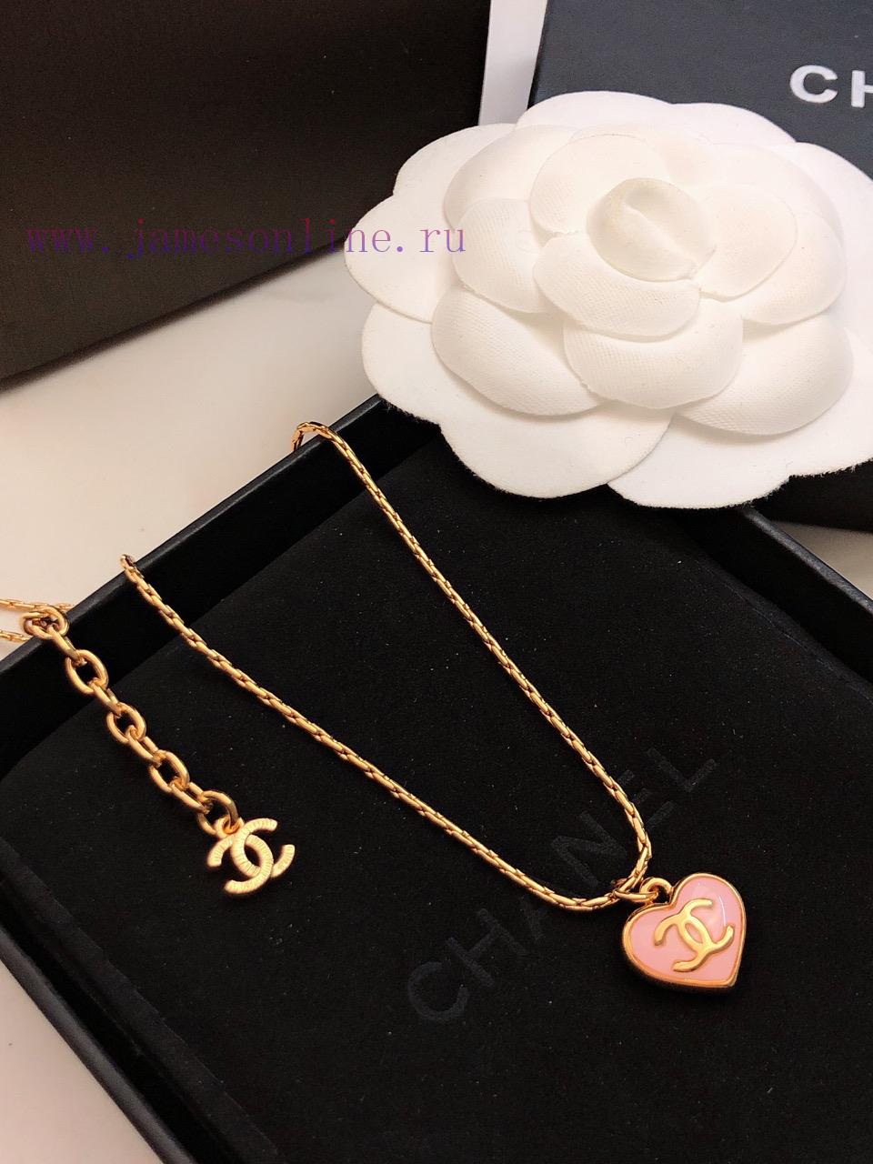 Chanel Peach Heart Mini Necklace 14K Stainless Steel Color Preserved Love Pendant Is Super Pers sgo1g45p - Image 5