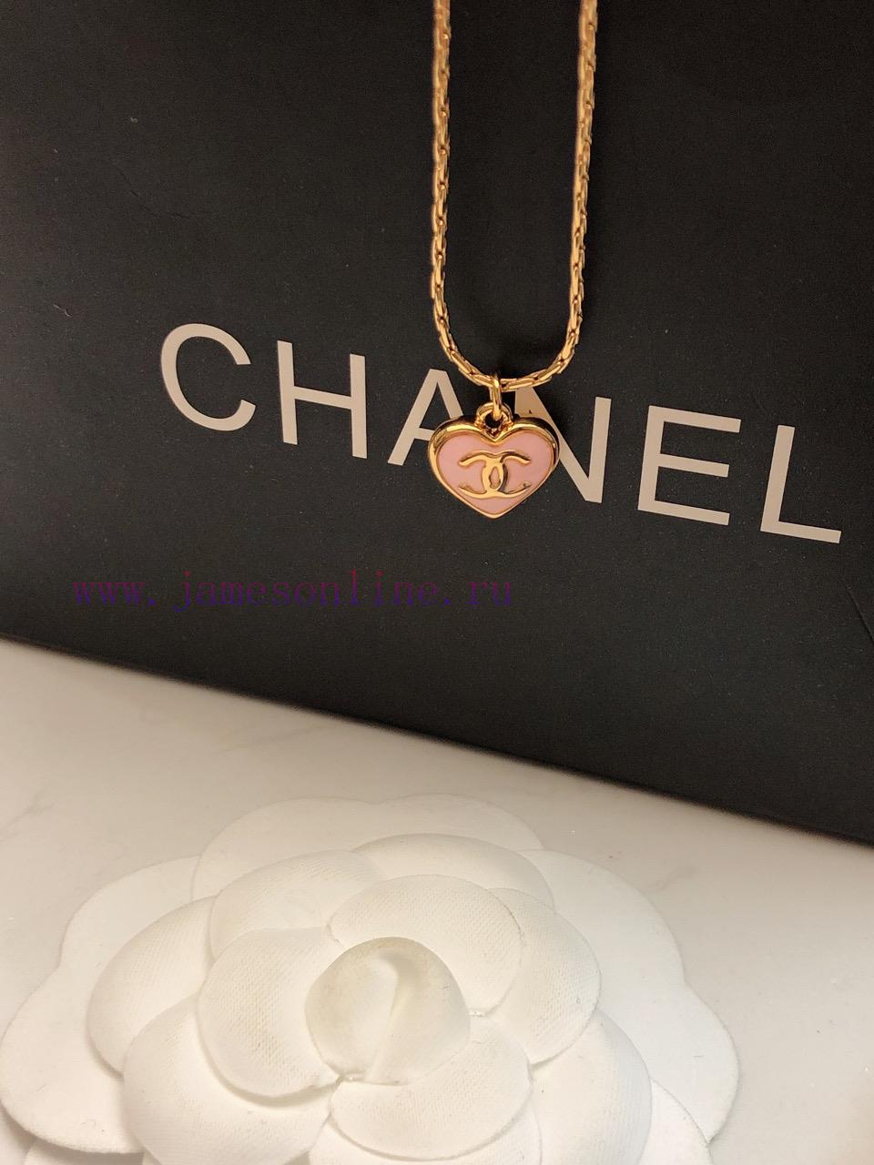 Chanel Peach Heart Mini Necklace 14K Stainless Steel Color Preserved Love Pendant Is Super Pers sgo1g45p - Image 7