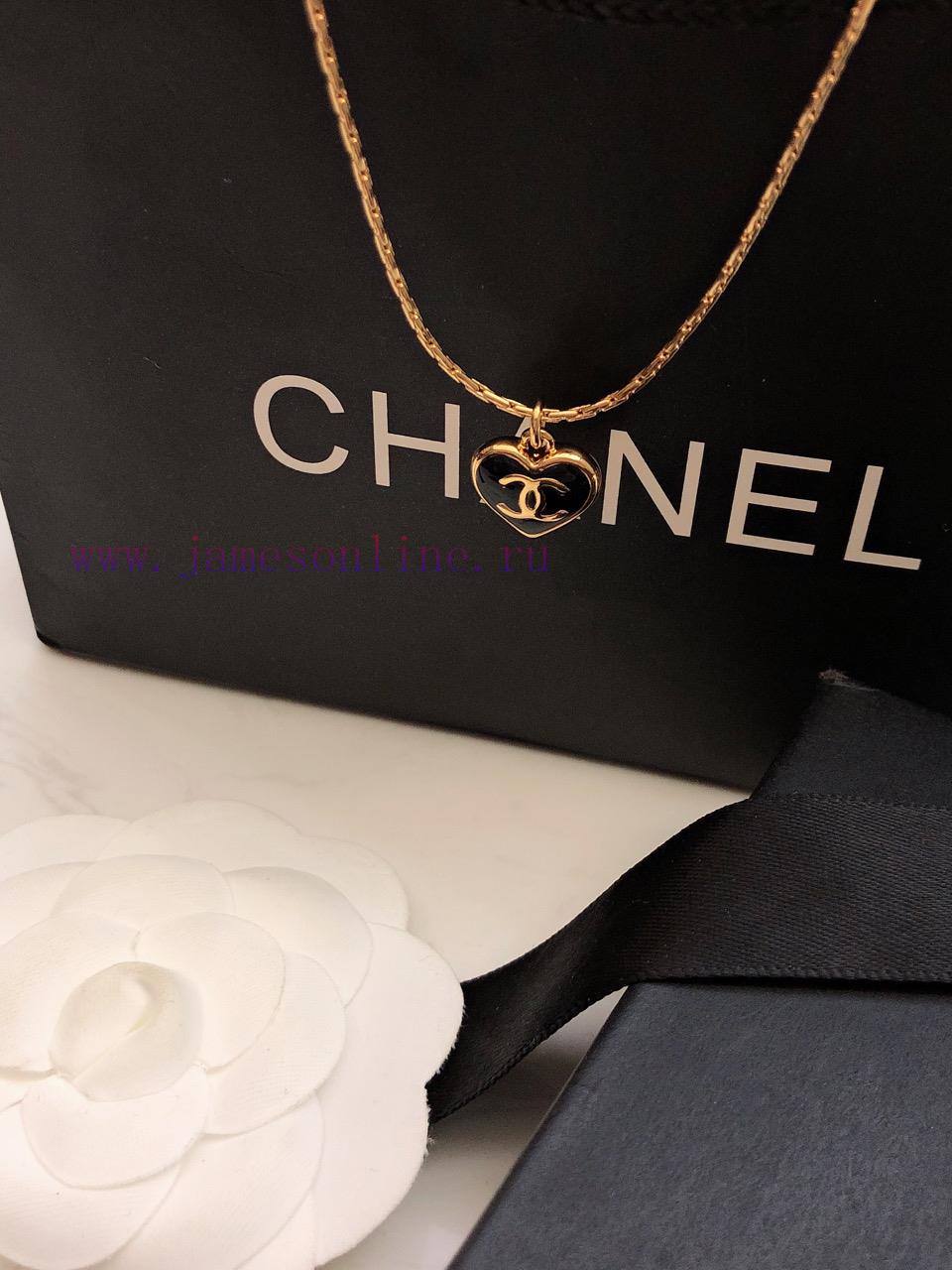 Chanel Peach Heart Mini Necklace 14K Stainless Steel Color Preserved Love Pendant Is Super Pers sgo1g45p - Image 9