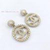 Chanel's New Summer Fresh Pearl Double C Earrings Original Replica Brass Material Pure Silver N 90afw2ty