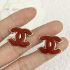 Code E2399Chanel Earrings Hot Selling Item Hits New Consensus ZpCHAN 23 Wine Red Enamel Double y8e9e82x