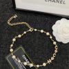 Code N537Chanel Necklace Hot Selling Item Hits New MarketCHANEL Pink Love Letter Pearl Chocker up5ytv46