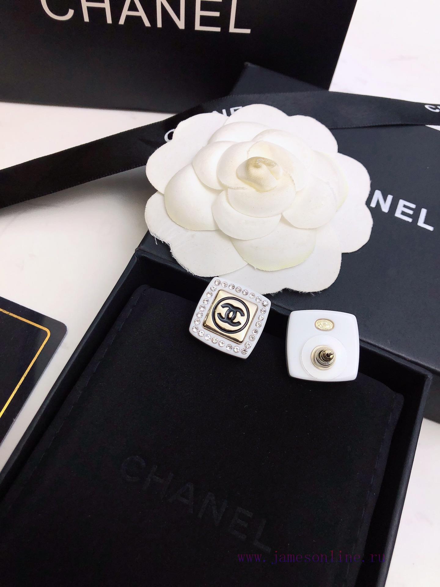 Chanel Spring Fragrance Flower Earrings Chanel 22 Spring New Square Resin Earrings Super Suitab 0ztd7gku - Image 2