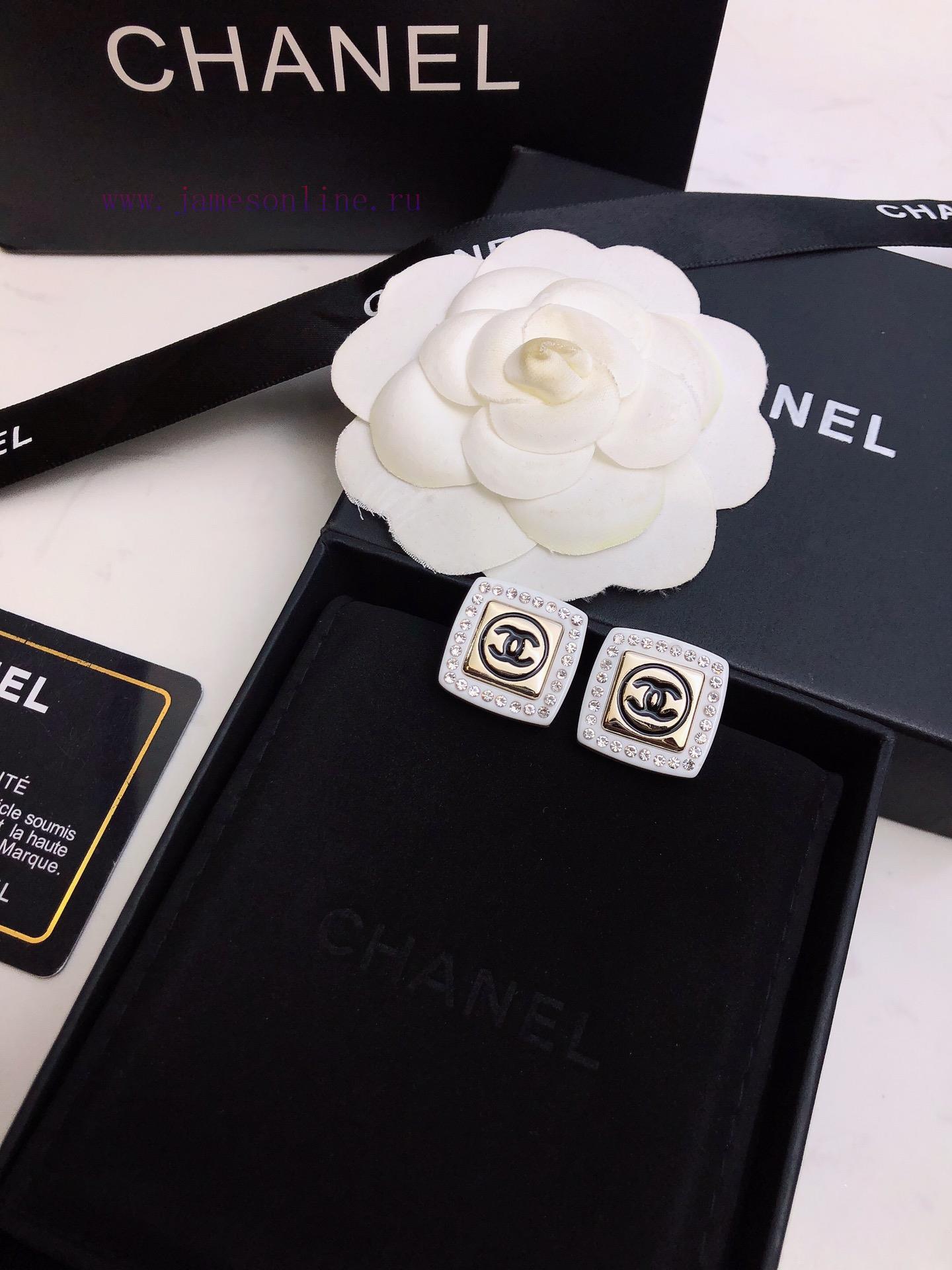 Chanel Spring Fragrance Flower Earrings Chanel 22 Spring New Square Resin Earrings Super Suitab 0ztd7gku - Image 5