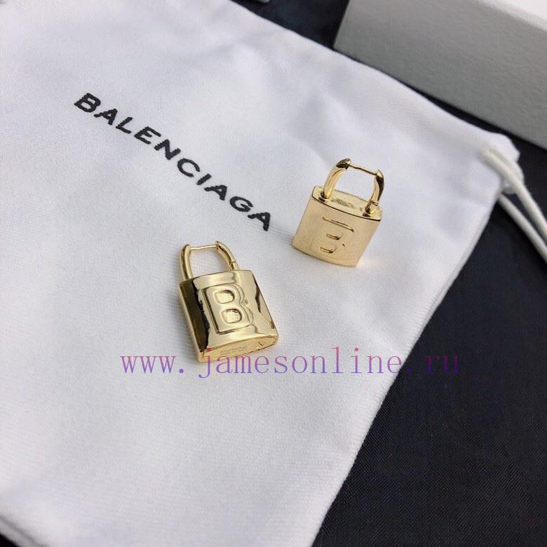 Original Order New Product Balenciaga New Gold Earrings Made Of Brass Material Plated With 18k 4vkn8i05 - Image 8