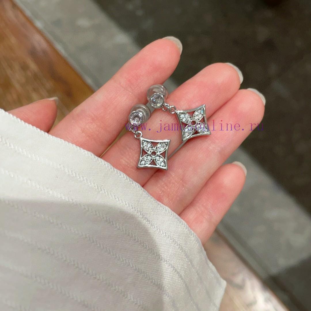 Lv Louis Vuitton's Early Spring 2025 New Product Earrings Classic Old Flower Earrings Ultra Pre y9b09vl0 - Image 5