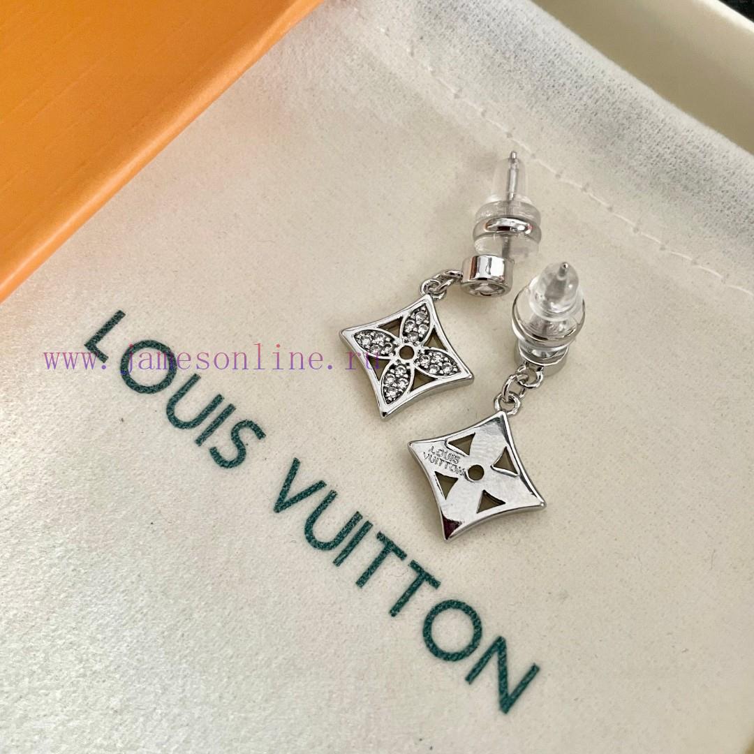 Lv Louis Vuitton's Early Spring 2025 New Product Earrings Classic Old Flower Earrings Ultra Pre y9b09vl0 - Image 9