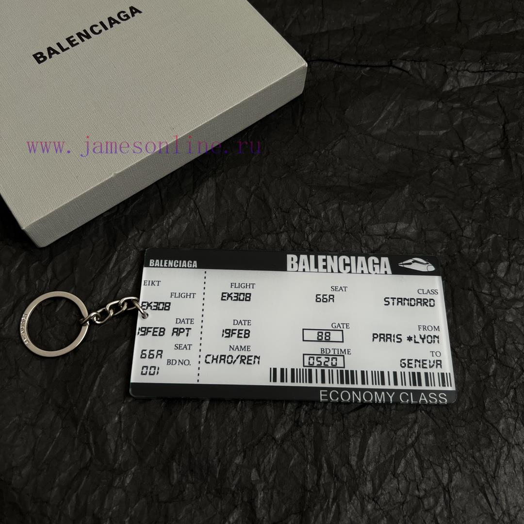 Balenciaga Passport Card Keychain From Balenciaga Is Simple And Elegant With A High-end Brand A 8qswzsqt - Image 3