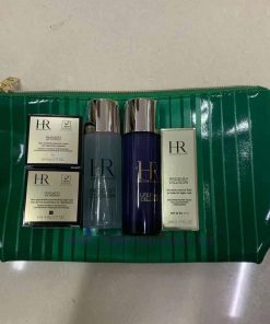 /Hr Helena Sample Five Piece Set With Green Leather Bag Includes 5ml Black Bandage 5ml White Ba zi4wb0o1