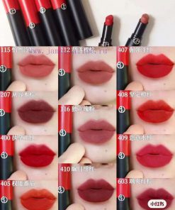 Beauty/Armani's New Thin Tube Frosted Mouth Red Number 112-115-116-207-400-405-408-409-410-603U spdf4y3o