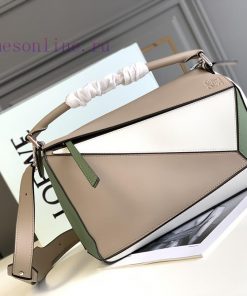 Loewe Bags Loe * We Popular Puzzle Bag Medium Size 29CM Shipped Geometric Bag Medium Size Made Of Cowhide 2pu3txld