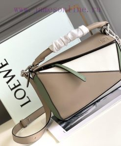 Loewe Bags Loe * We Popular Puzzle Small (small Size 24CM Shipped Small Geometric Bag Made Of Cowhide Inla hm1oyv36