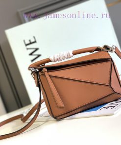 Loewe Bags Loe * We Popular Puzzle Mini Shipment Mini Geometry Is Made Of Classic Original Cowhide With He 3e5u9lqe