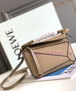 Loewe Bags Loe * We Popular Puzzle Mini Shipment Mini Geometry Is Made Of Imported Pearl Cowhide And Combi gph8inzq