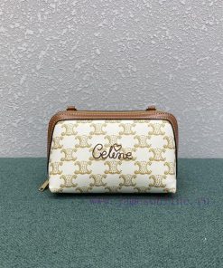 Loewe Bags New Products Of The Season TRIOMPHE Modern Abbreviation White Flower Display Chain Shoulder Bag m8xs1y08