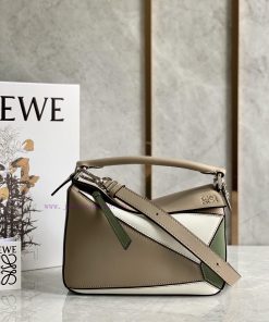 Loewe Bags Loєwє  Puzzle Light Oat Rice White Small Size~🧱 Latest Practices For Cabinet SynchronizationSyn si7fyly5