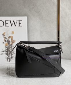 Loewe Bags Loєwє  Puzzle Black Plain Small Size~🧱 Latest Practices For Cabinet SynchronizationSynchronize 5iyk806h