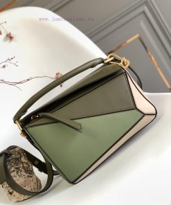 Loewe Bags Loe * We Popular Puzzle Small (small Size 24CM Shipped Small Geometric Bag Made Of Cowhide Inla 7rem5u30